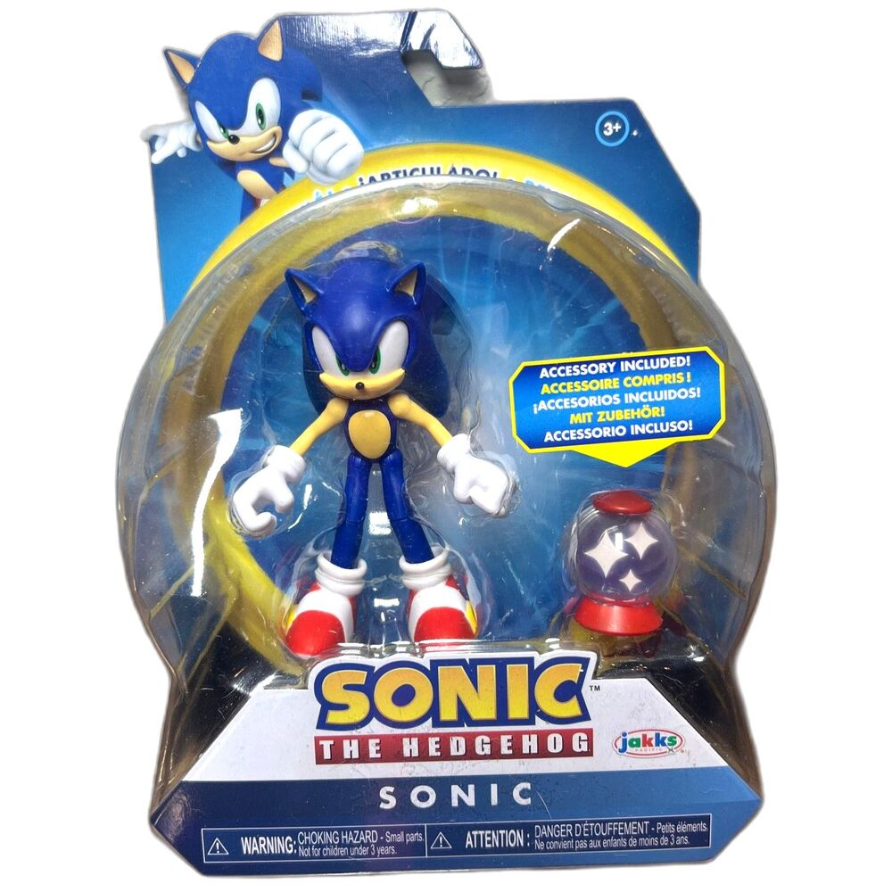 Sonic the Hedgehog Jakks Pacific Action Figure 11 Points w/ Accessory New In Box